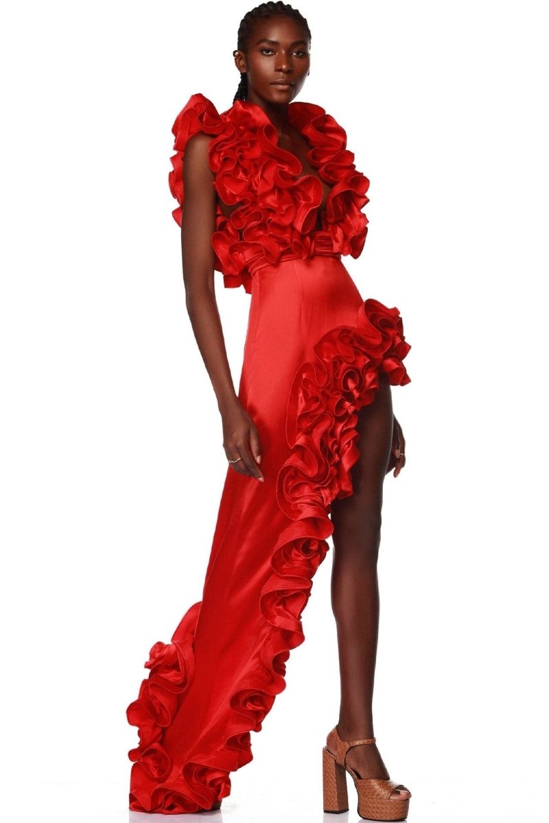 Ida Fırfırlı İki Parçalı Yüzme Seti