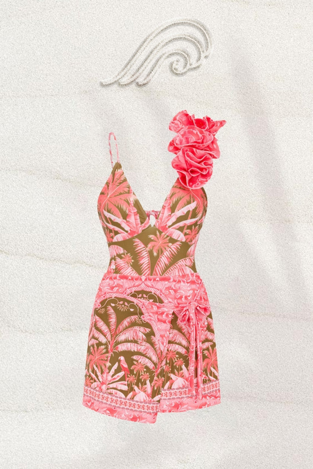 Karena Tropikal Baskılı İkili Yüzme Seti