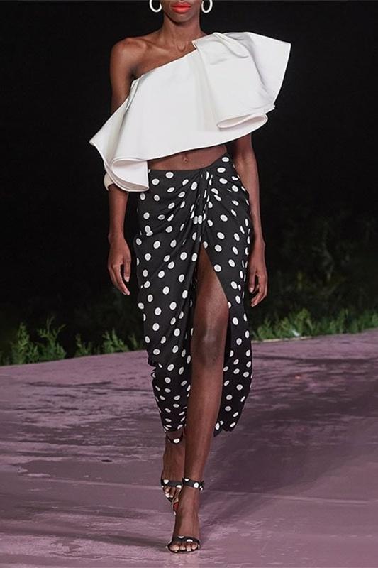 Lindsay Tek Omuz Puantiyeli Yüzme Seti