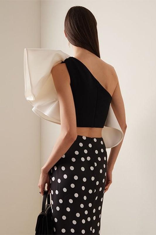 Lindsay Tek Omuz Puantiyeli Yüzme Seti