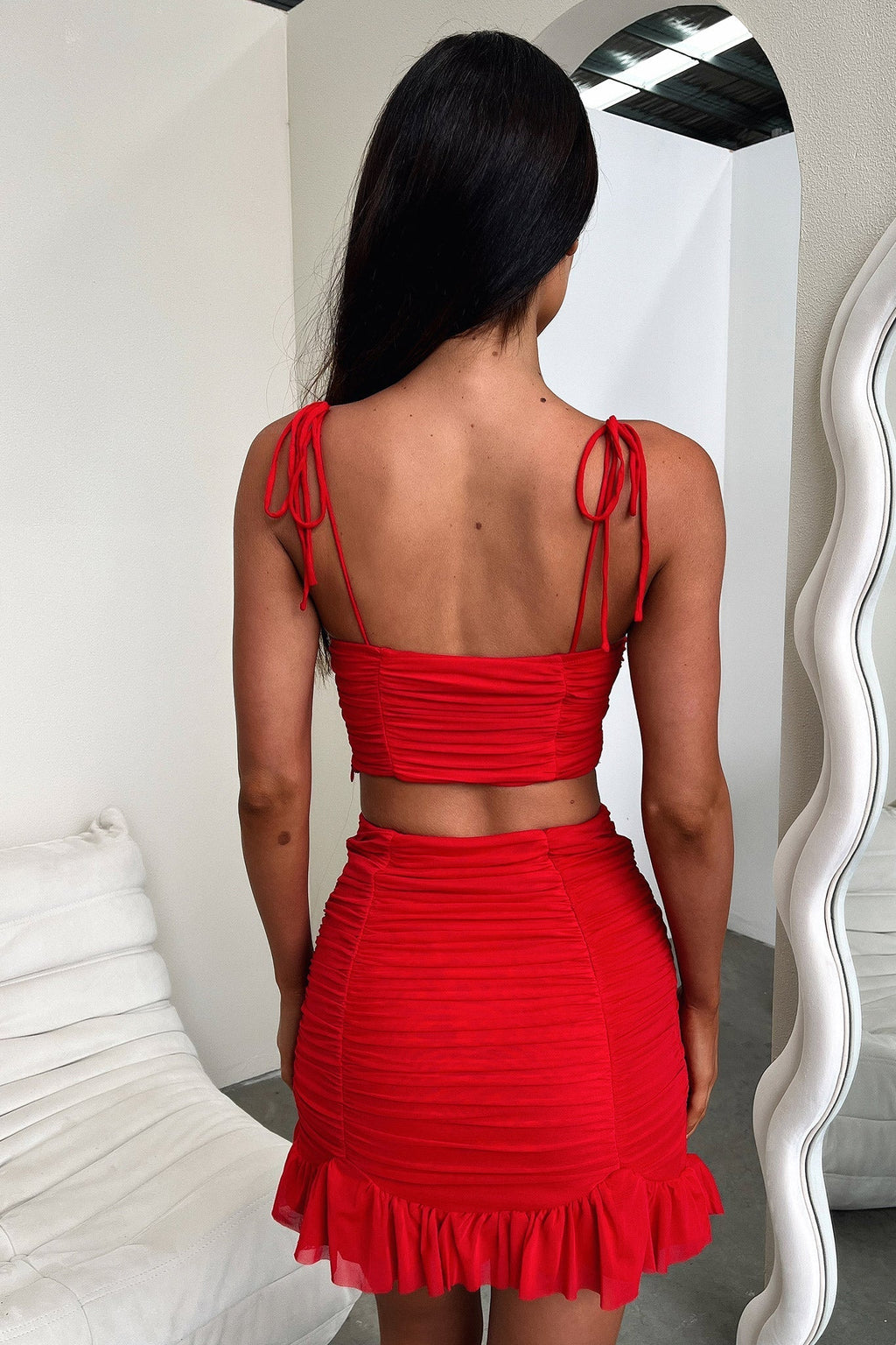 Lucas Crop - Kırmızı