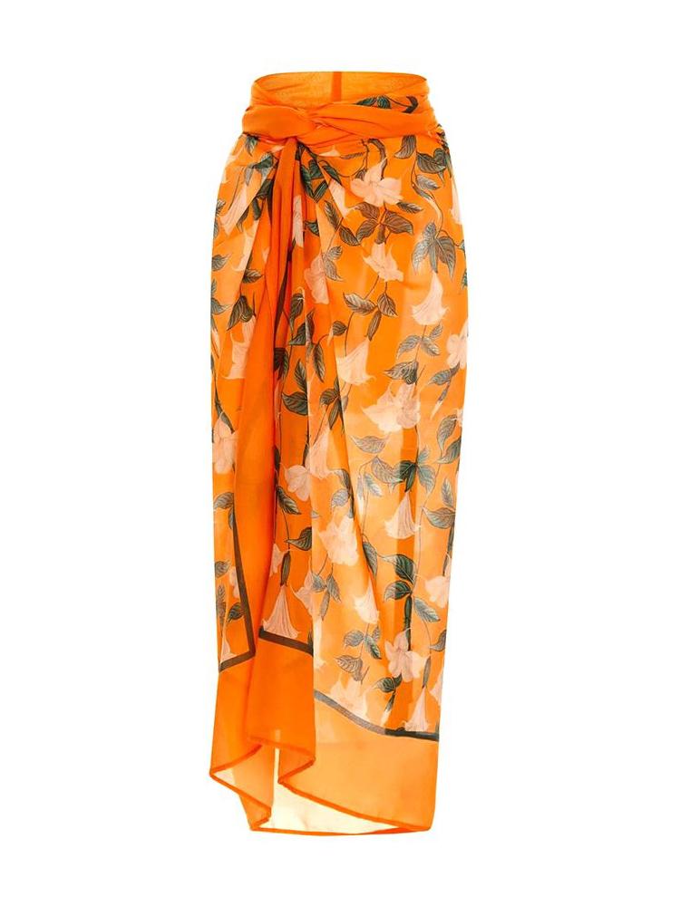 Madeline Çiçek İşlemeli Baskılı Yüzme Seti