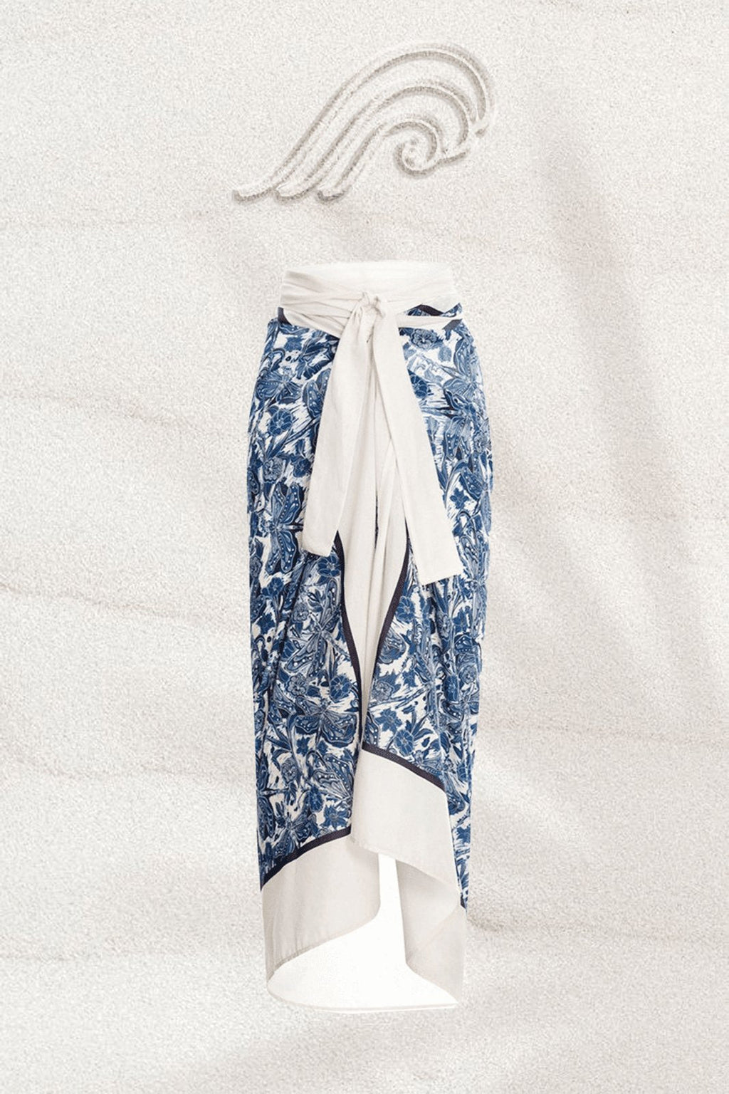 Maria Toile Baskılı Üç Parçalı Yüzme Seti