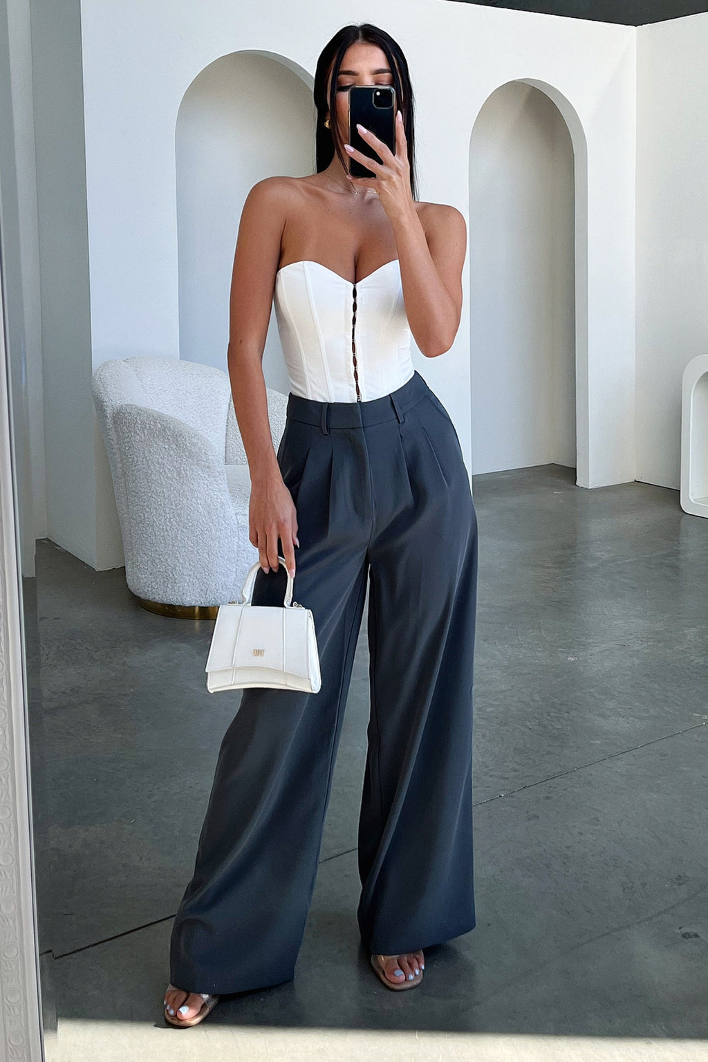 Melika Corset - Beyaz