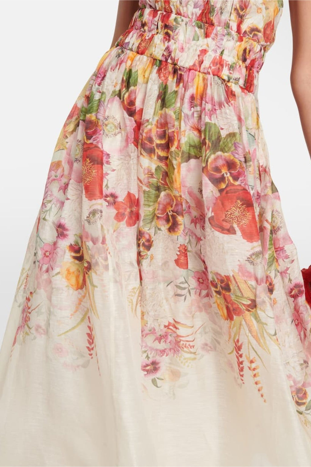 Mignon Baskılı Boyundan Bağlamalı Papyon Midi Elbise