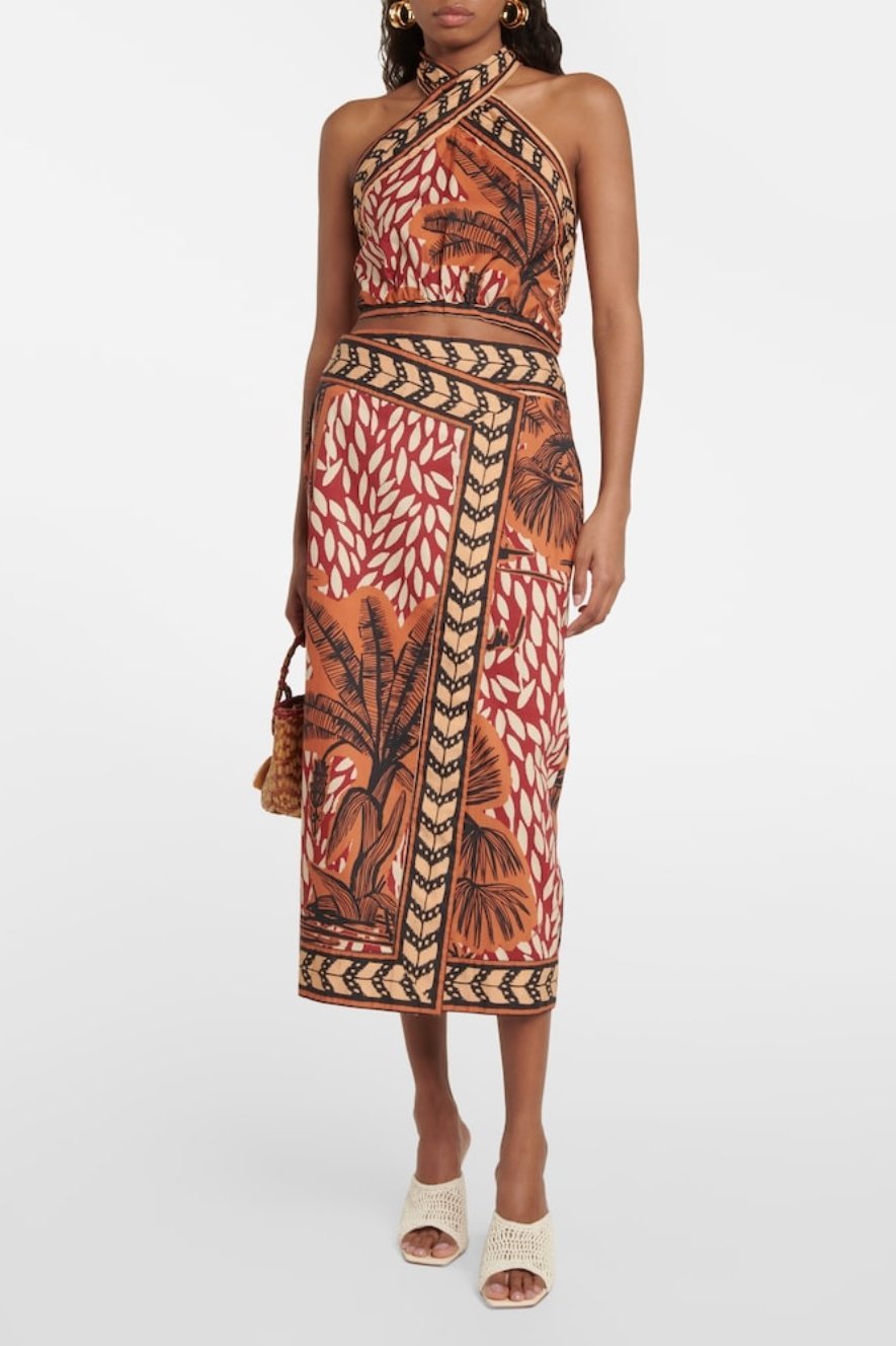 Moira Baskılı Üçlü Bikini Takımı