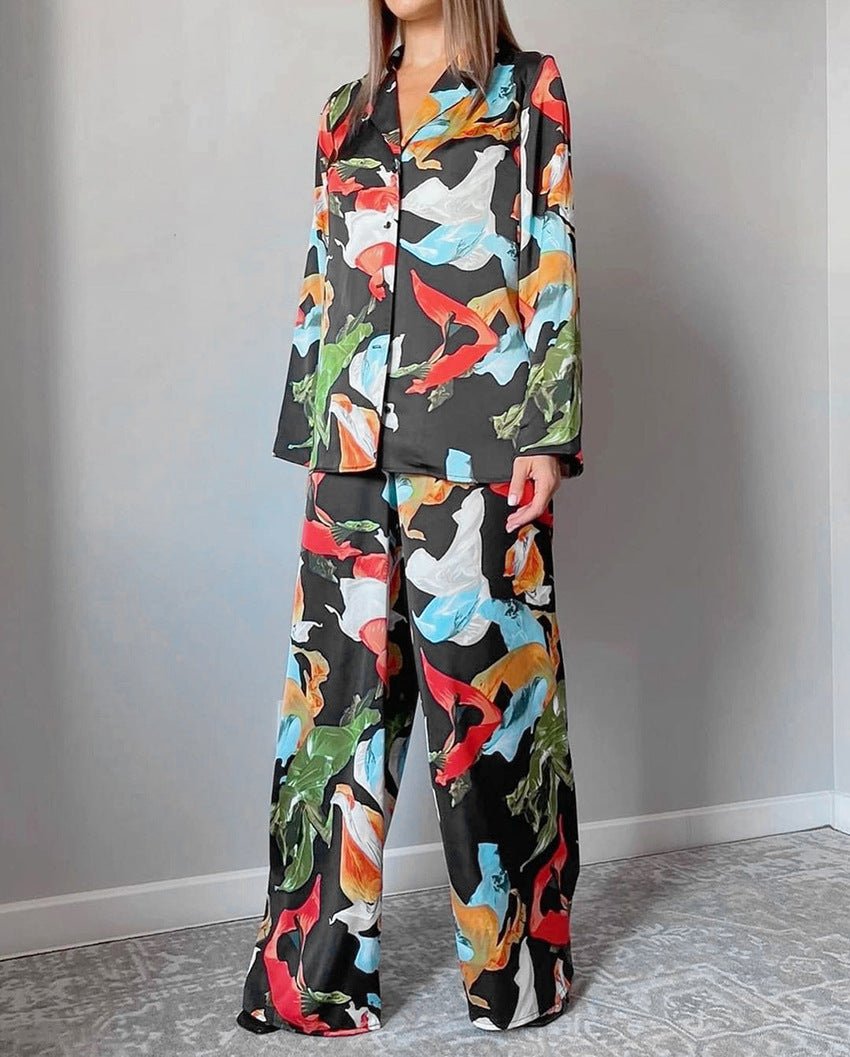 Panama Baskılı Salon Takımı