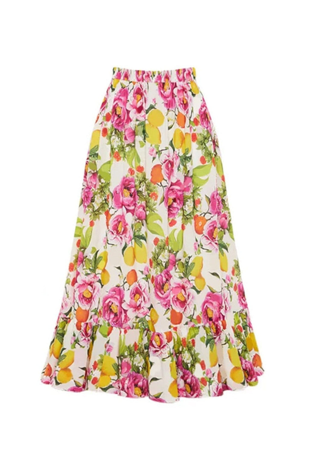 Nate Baskılı Fırfırlı Üçlü Yüzme Seti