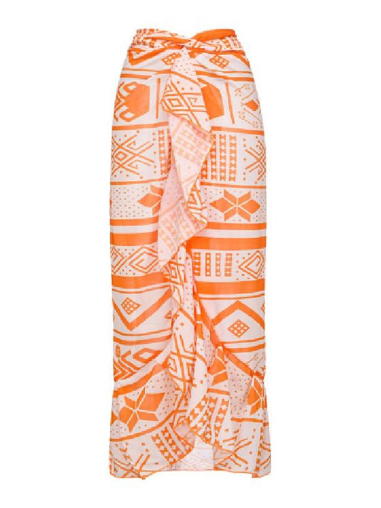 Maud Tribal Print Üç Parçalı Yüzme Seti