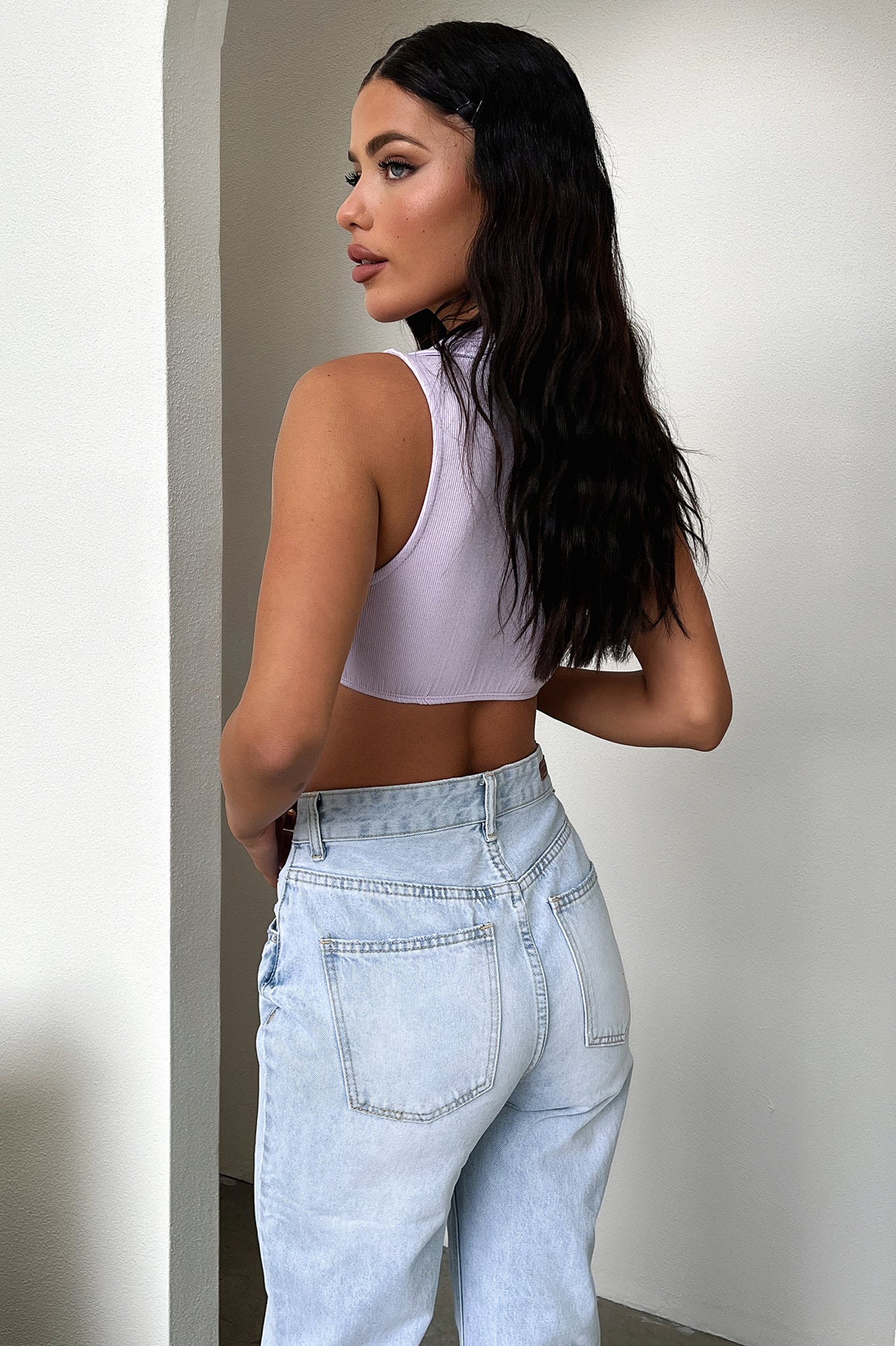 Razor Tank Crop - Mor