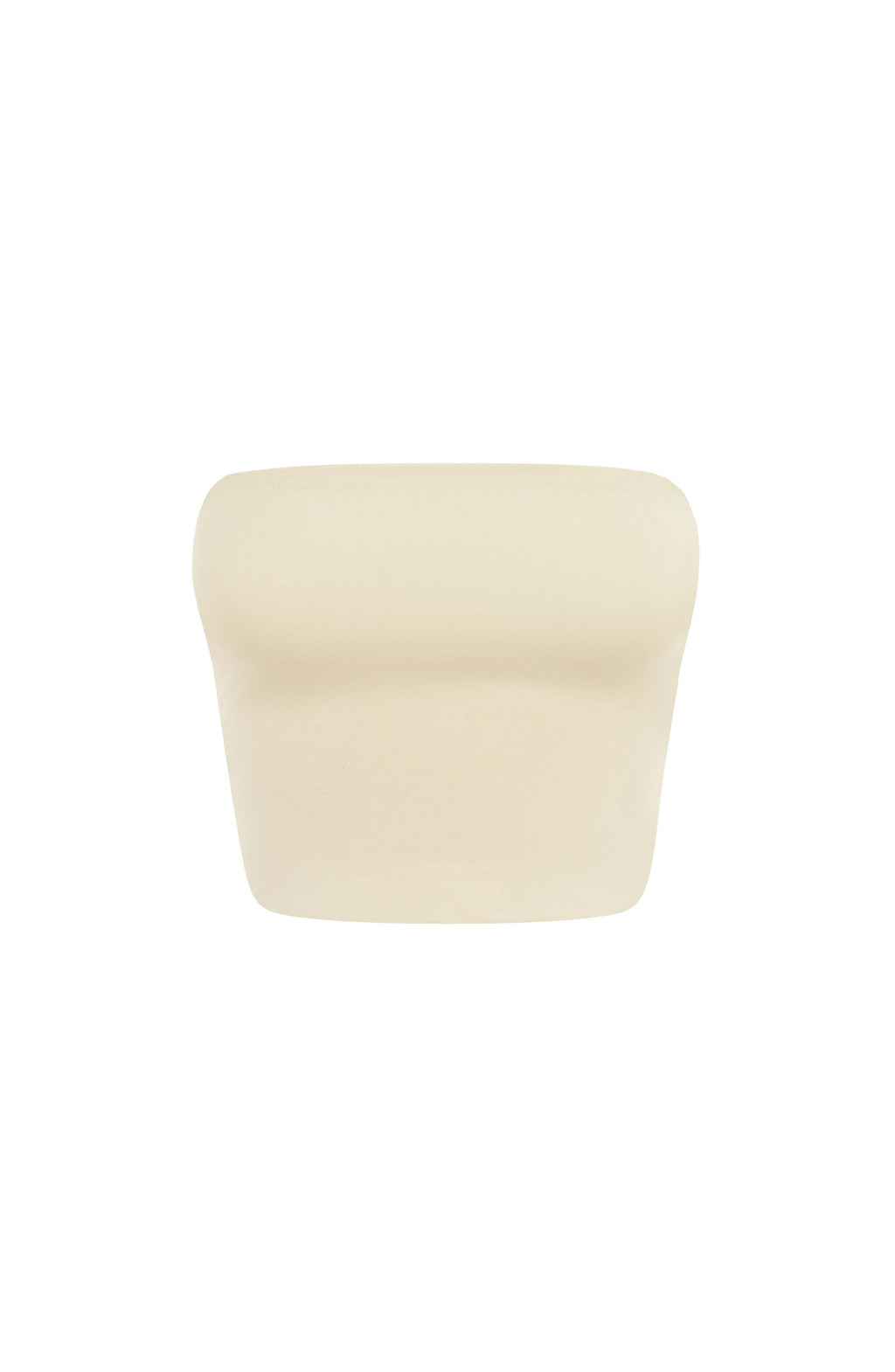 Büstiyer Düz Kesim Esnek Kumaş – Ekru