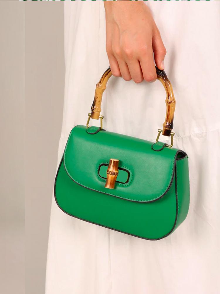 Riva Bambu Saplı Eyer Çantası