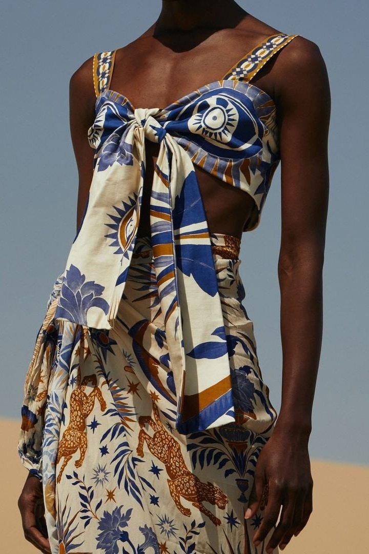 Thelma Baskılı Üç Parça Yüzme Seti