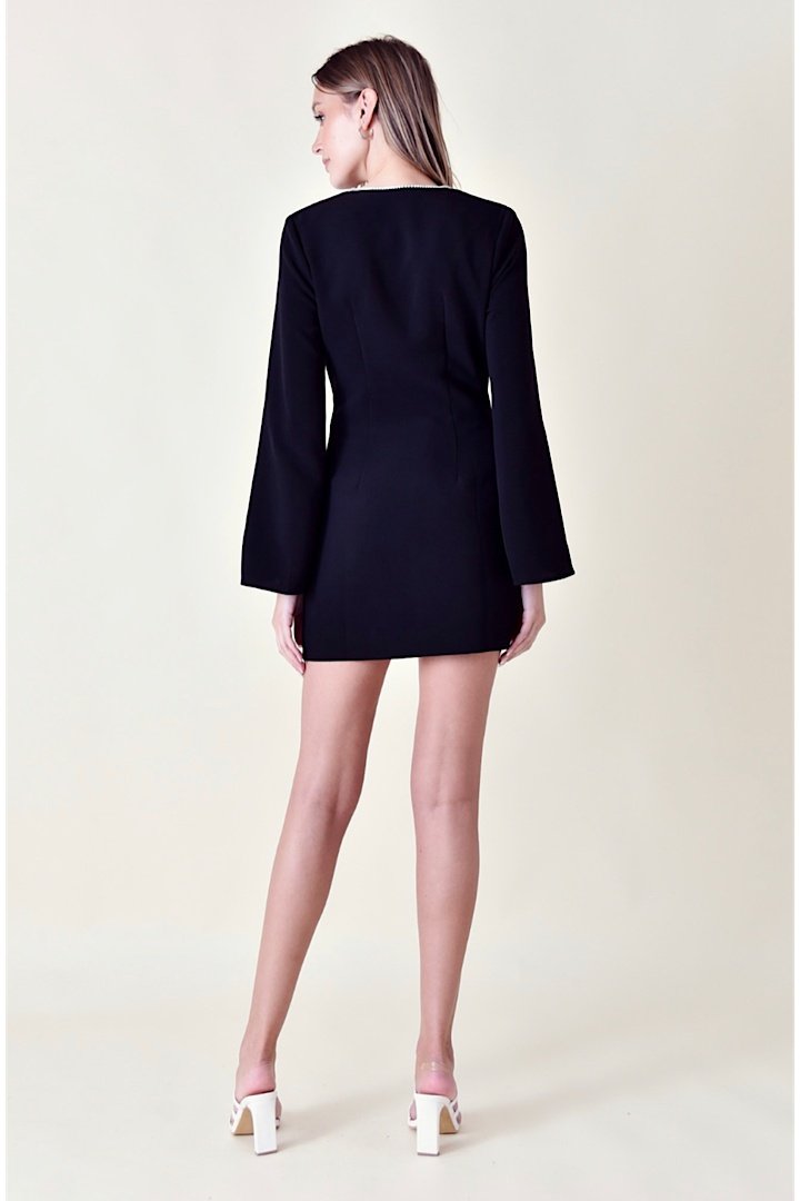 Thera V Yaka Diamante Mini Elbise