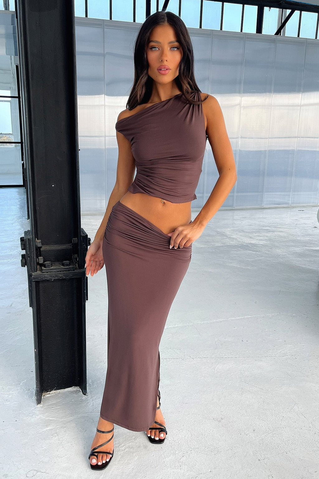 Vamika Top - Kahverengi