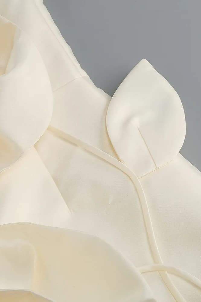 Venüs Çiçekleri Straplez Mini Elbise