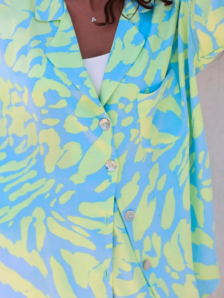 Dalgalı Baskılı Lounge Takımı